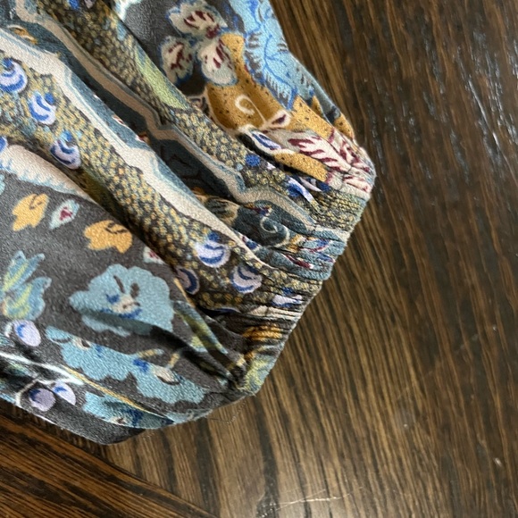 Free People small paisley pocket above knee flowy lace mini dress long sleeve - Picture 12 of 12